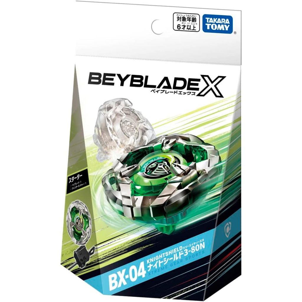 (TAKARA TOMY) Beyblade X Beyblade X BX-04 Starter Night Shield 3-80N