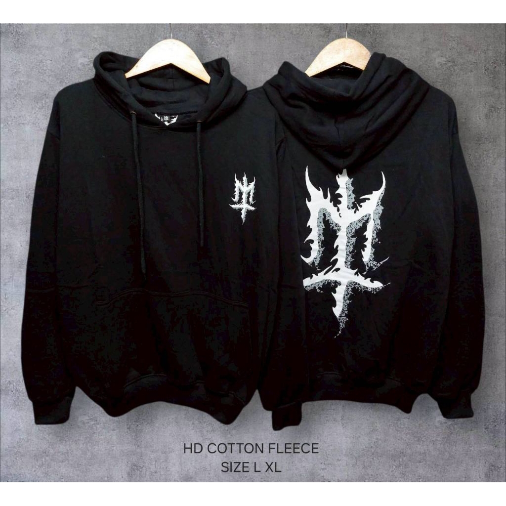 Hoodie Sweater Distro Pria Logo Maternal Katun / Maternal Disaster