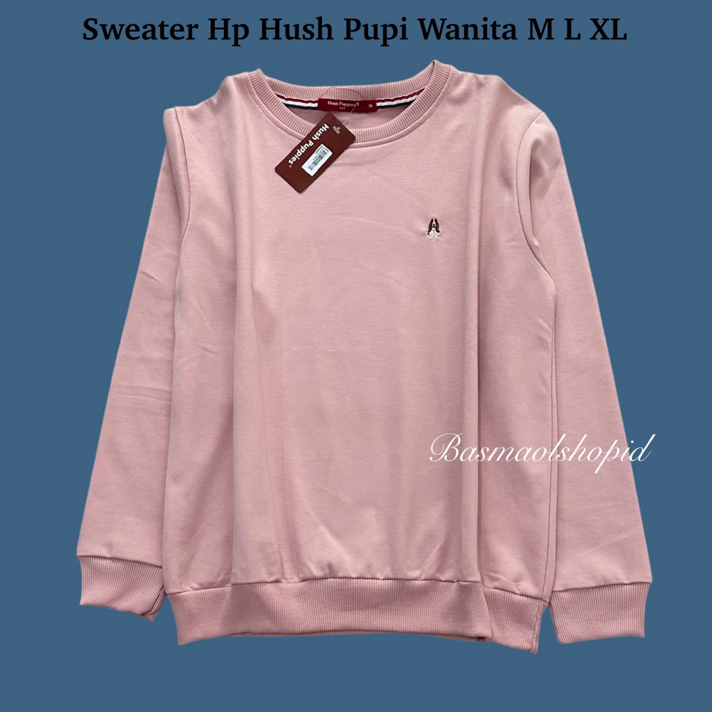 Sweater Hp Hush Puppies Wanita Switer cewek Katun flacee
