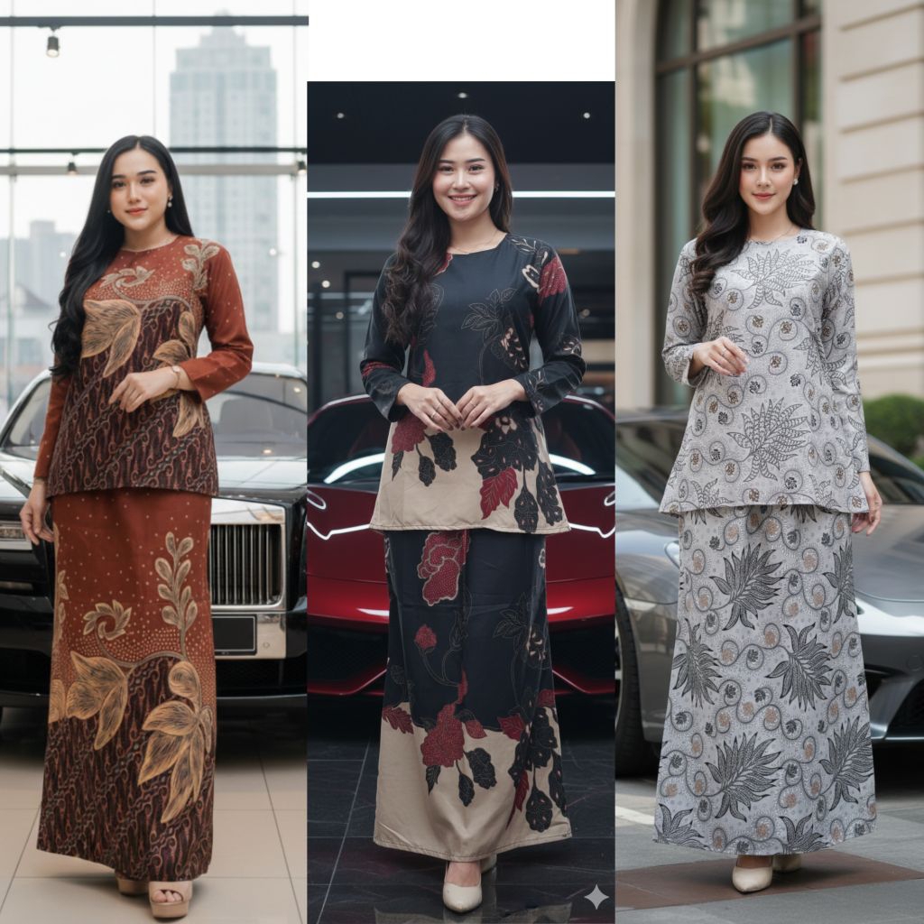 MEGA - NEW ARRIVAL BAJU KURUNG WANITA MELAYU TERBARU SETELAN BATIK WANITA MODERN 2021 BAJU KURUNG MA