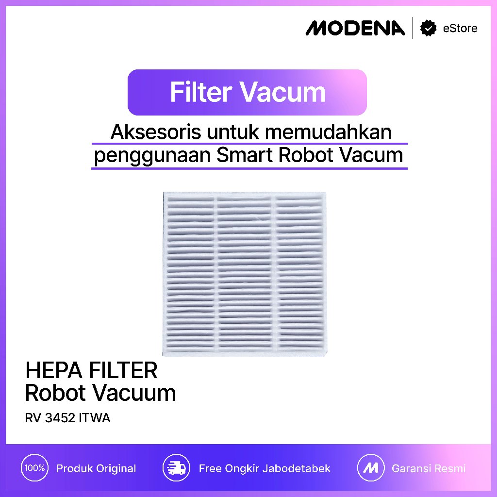 HEPA FILTER - Accessories MODENA Seamless Smart Robot Vacuum WiFi LIDAR - RV 3452 ITWA