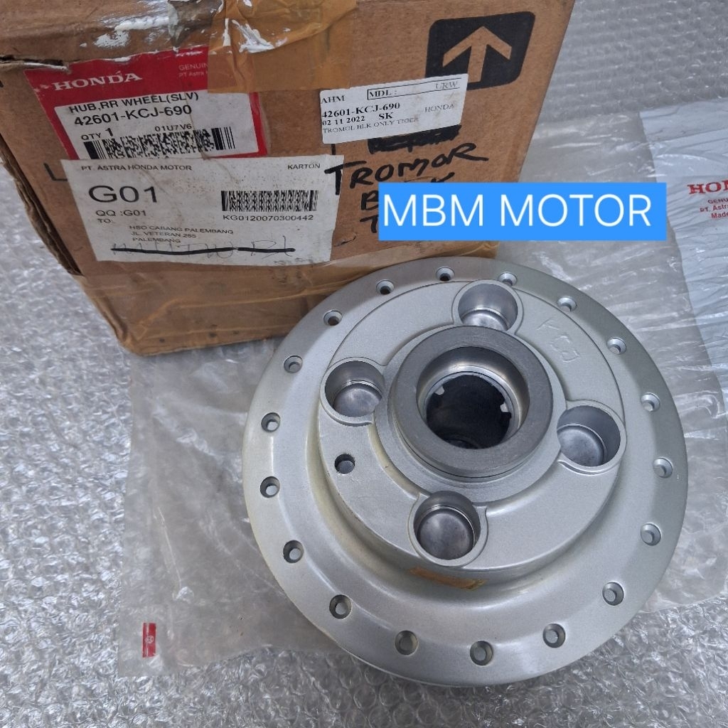 TROMOL TEROMOL BELAKANG HONDA TIGER REVO NEW 2000 LAMA LAWAS TIGER2000 ORI AHM