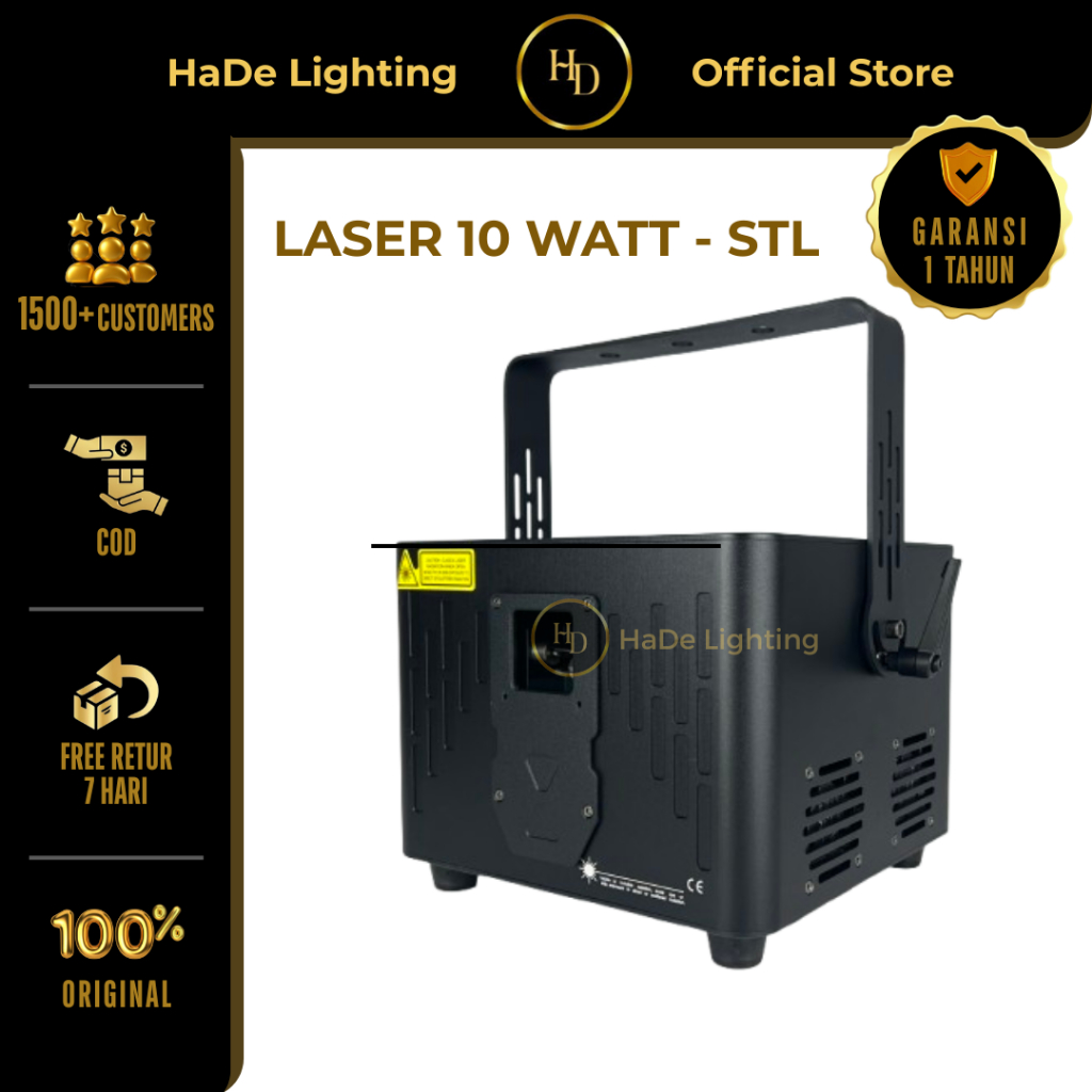 Laser Show 10 Watt - Lampu Laser Panggung Diskotik Leser 10 Watt ILDA