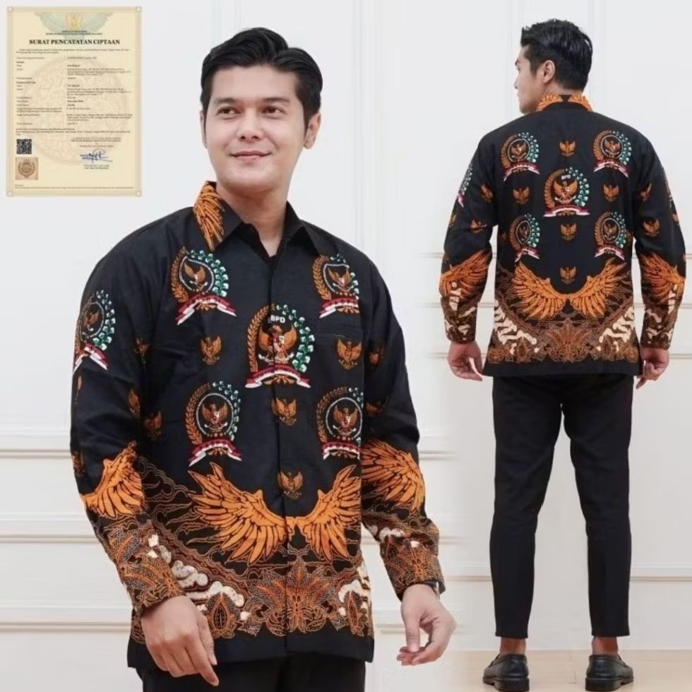 Baju seragam batik BPD terbaru 2025 Baju BPD pria puring Baju BPD wanita puring Baju PABPDSI resmi