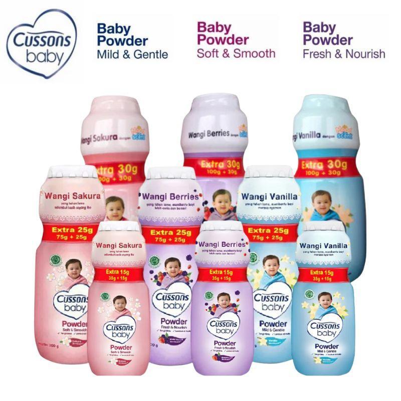 Cussons Baby Powder 100gr + 30gr | Bedak Bayi - Cussons Bedak 100+30gr