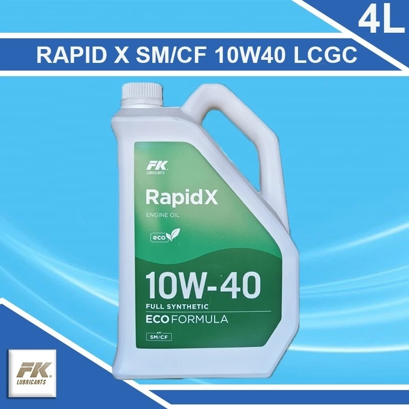 oli, oli fk massimo, oli fk, oli jepang, mobil, motor, bensin, rapid x sm/cf lcgc, 10w40, 4 liter