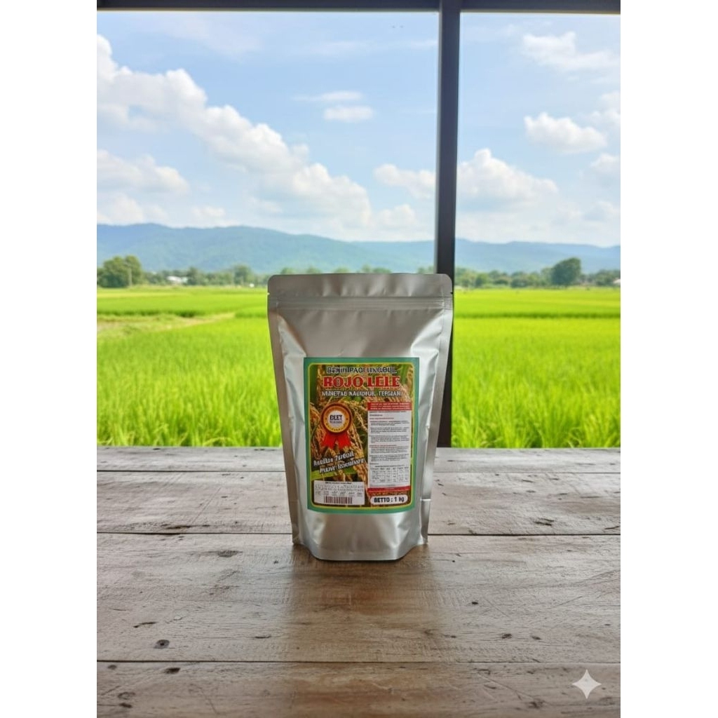 BIBIT/BENIH PADI UNGGUL PREMIUM (ROJO LELE) Kemasan 1kg