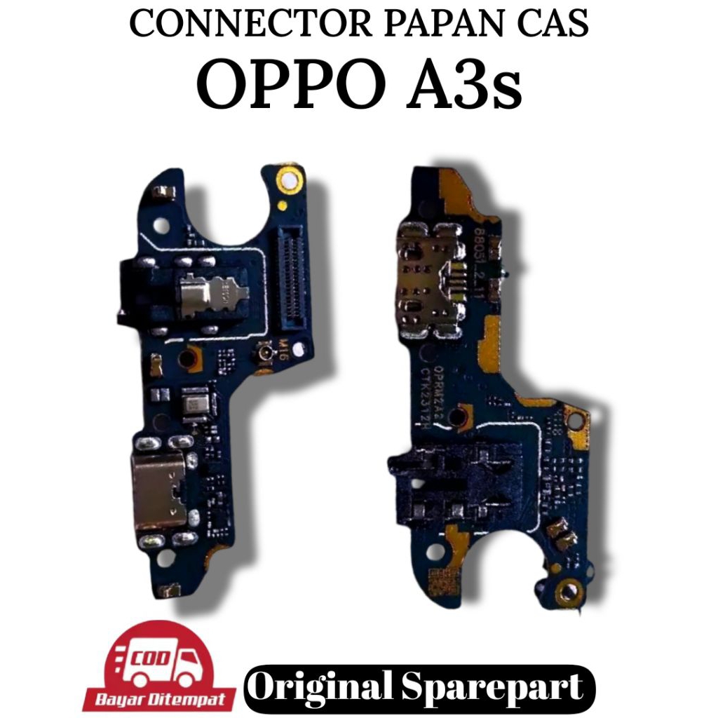 Papan Cas Oppo A3s CPH1853 / Board Charger Connector Oppo A3s Original