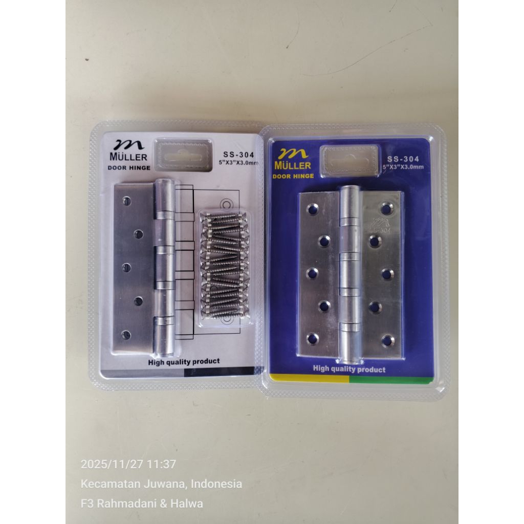 ENGSEL PINTU STEINLLES STELL  MULLER 5"INCH