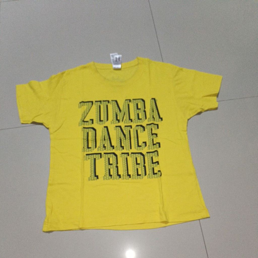 Preloved Kaos Zumba Wear ZW Original