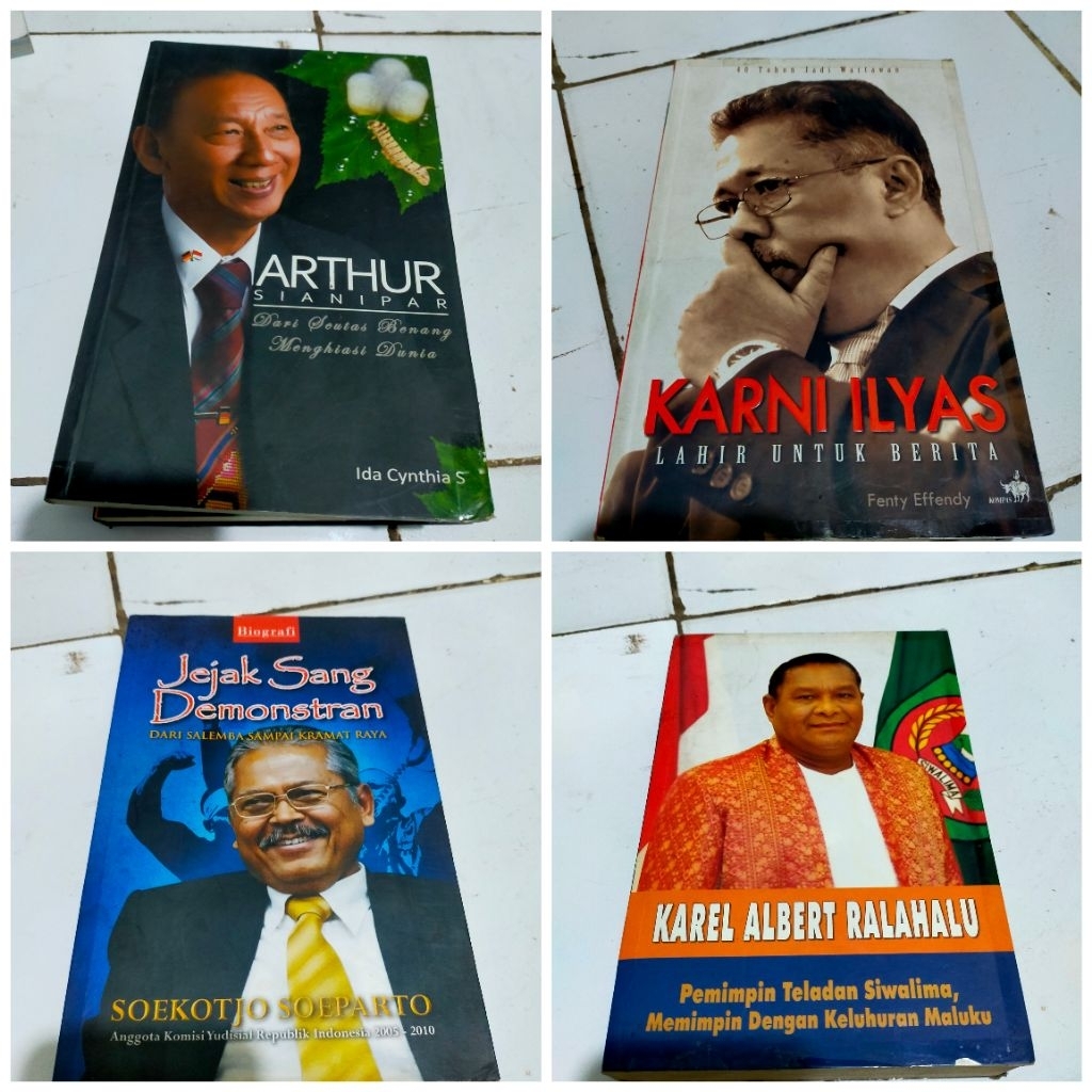 Original biografi Jejak sang demonstran dari Salemba / Karel Albert Ralahalu pemimpin teladan siwali