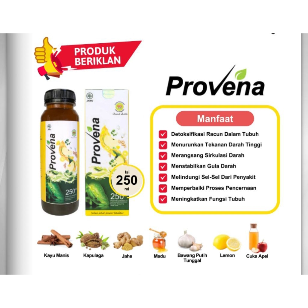 PROVENA 250 ml penurun tensi & kolesterol