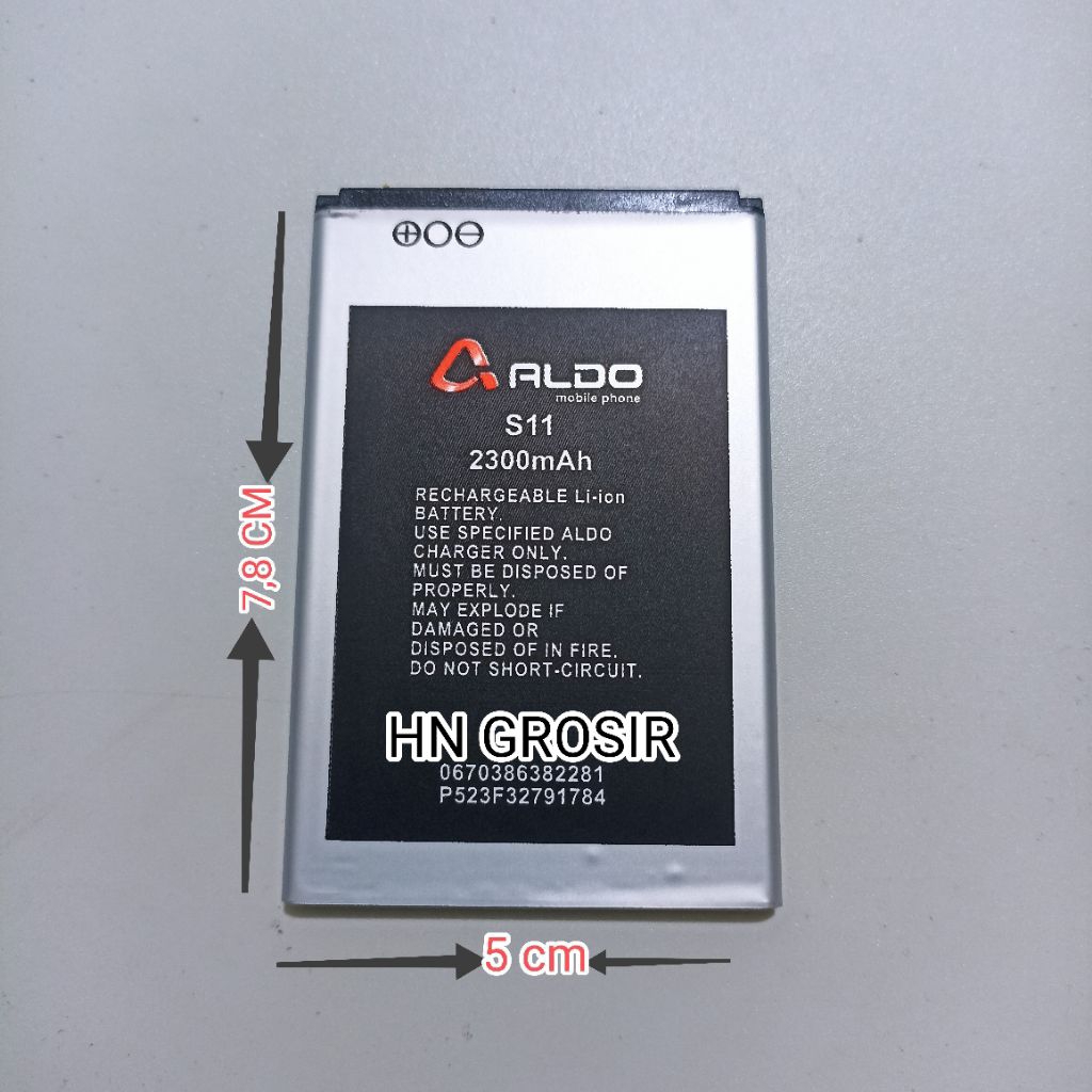 Baterai Aldo S11 4G battery batre batrai batrei hp