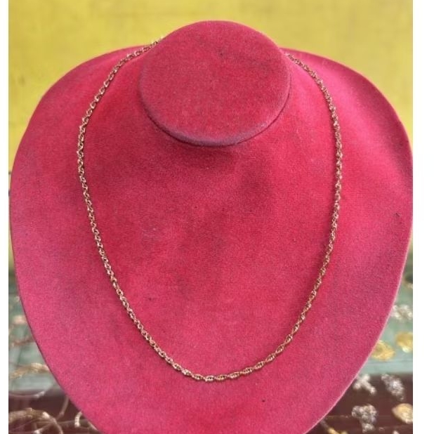 kalung emas 22k kadar 700