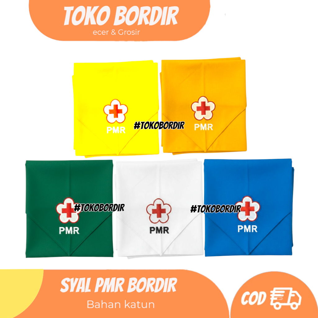 Syal slayer PMR bordir / syal PMR Mula madya wira bordir