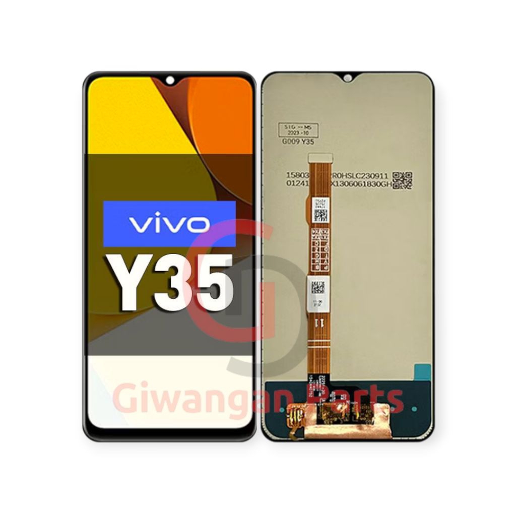 LCD TOUCHSCREEN VIVO Y35 ORIGINAL BRAND OG MEETO SHINESTAR