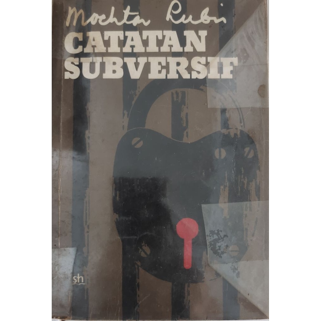 BUKU MOCHTAR LUBIS CATATAN SUBVERSIF CETAKAN KEDUA 1980 BEKAS ORIGINAL