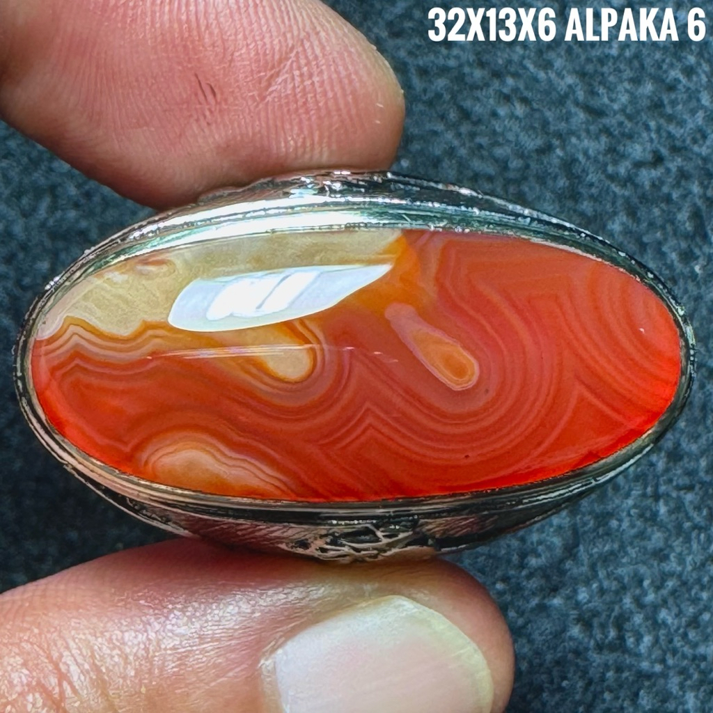 Cincin Batu Akik Natural Lafadz Allah