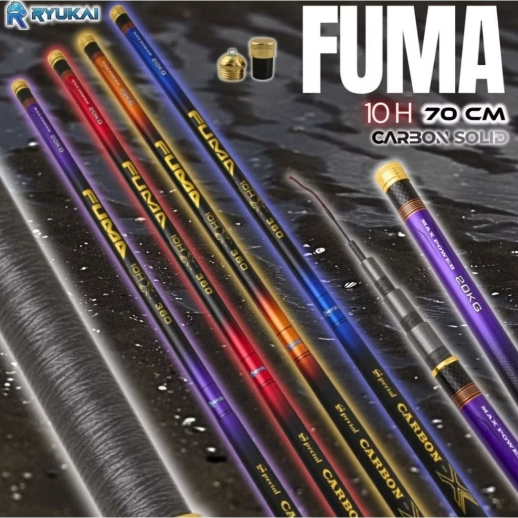 TEGEK RYUKAI FUMA 10H MAX POWER 25kg SUPER KAKU KUAT DAN RINGAN