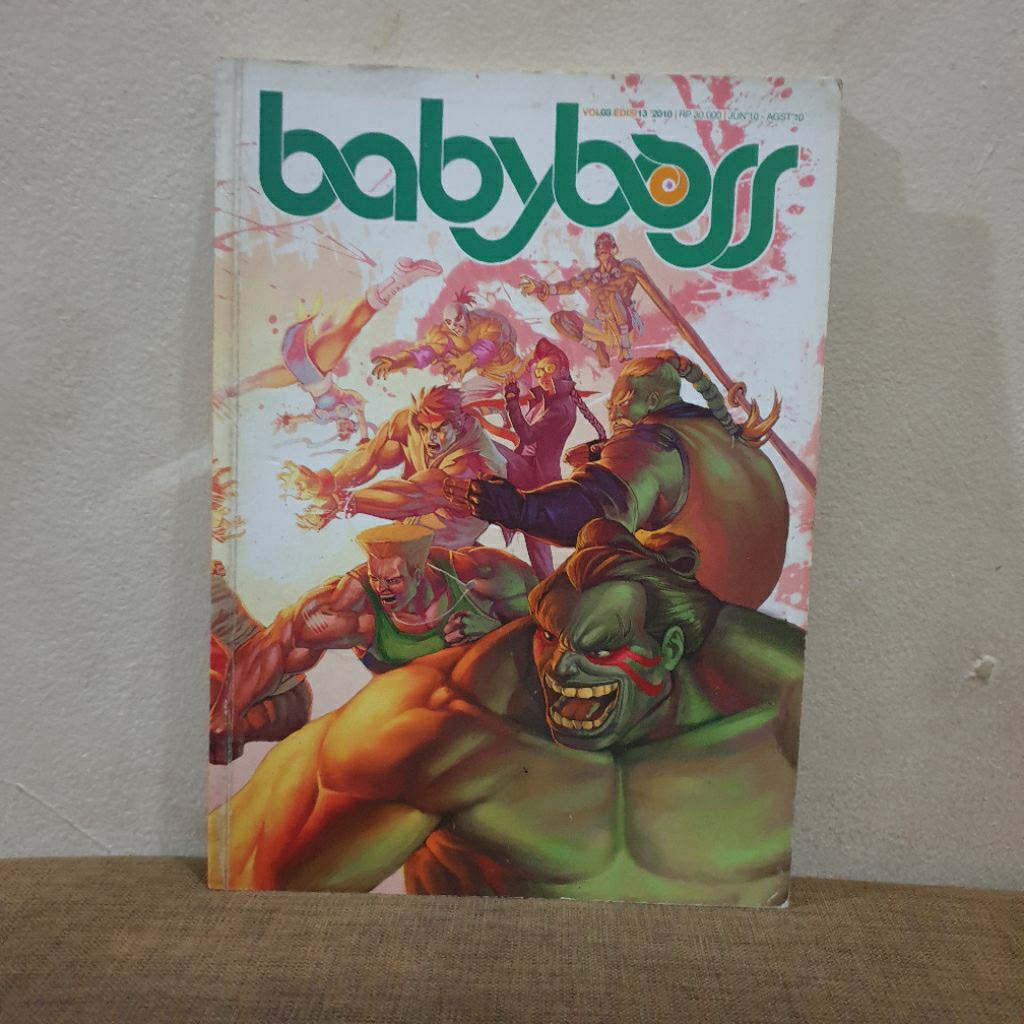 Majalah Desain Grafis Artwork Babyboss Cover Street Fighter