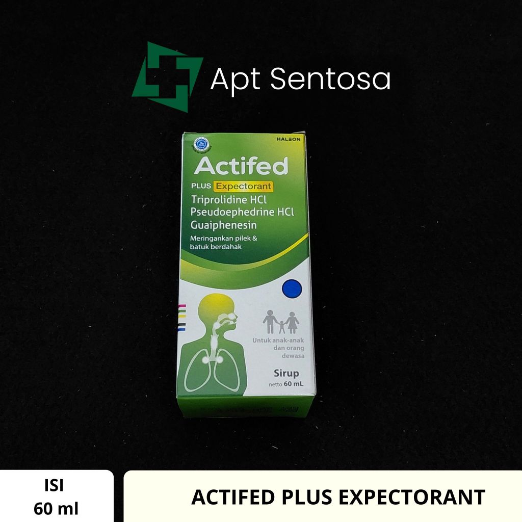 Actifed Plus Hijau Expetorant 60 ml