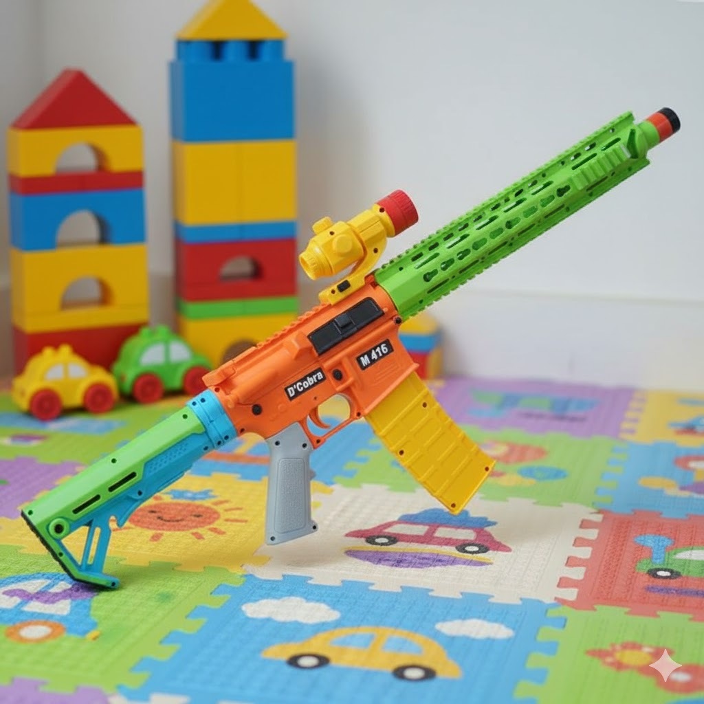 Barang Jadul Nostalgia - Mainan Anak Cowok Laki -Laki - Mamba Secret Agent M 416Li - Model J