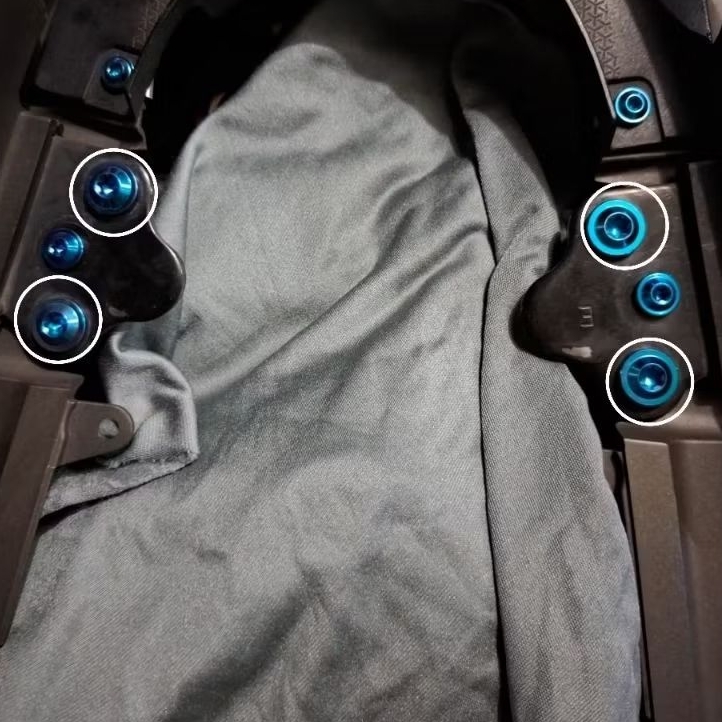 Baut titanium Behel Belakang Beat