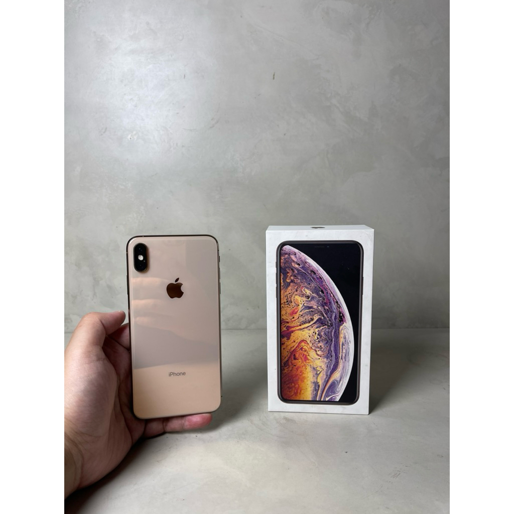 iphone xs max 256gb gold garansi resmi ibox digimap gdn