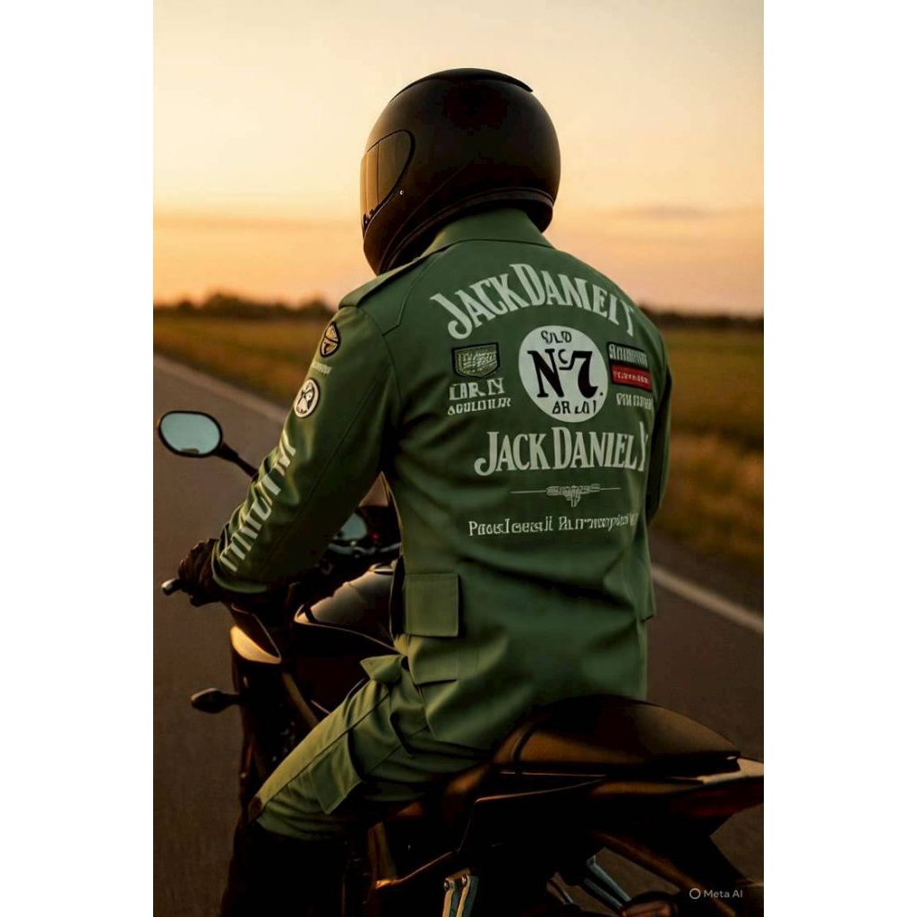 Jaket Jack Daniels Jaket Taslan M L XL kekinian