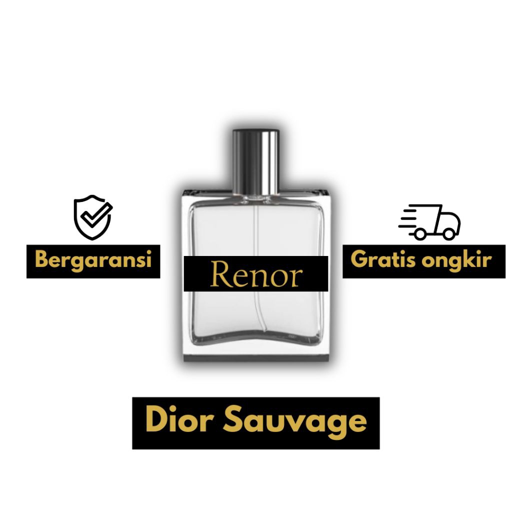 Renor Perfume Dior Sauvage - Minyak wangi pria tahan lama