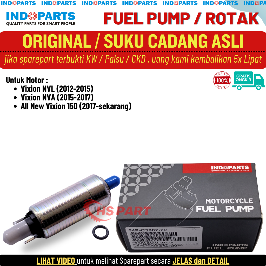 Rotak Fuel Pump All New Vixion NVA NVL Original Indoparts