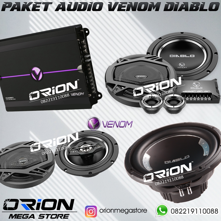 Paket Audio Venom Diablo Paket Venom Audio