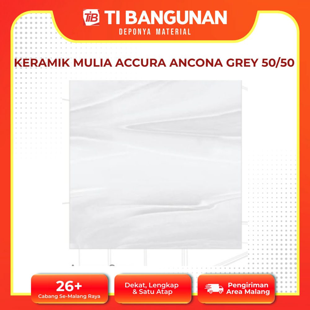 KERAMIK MULIA ACCURA ANCONA GREY 50/50