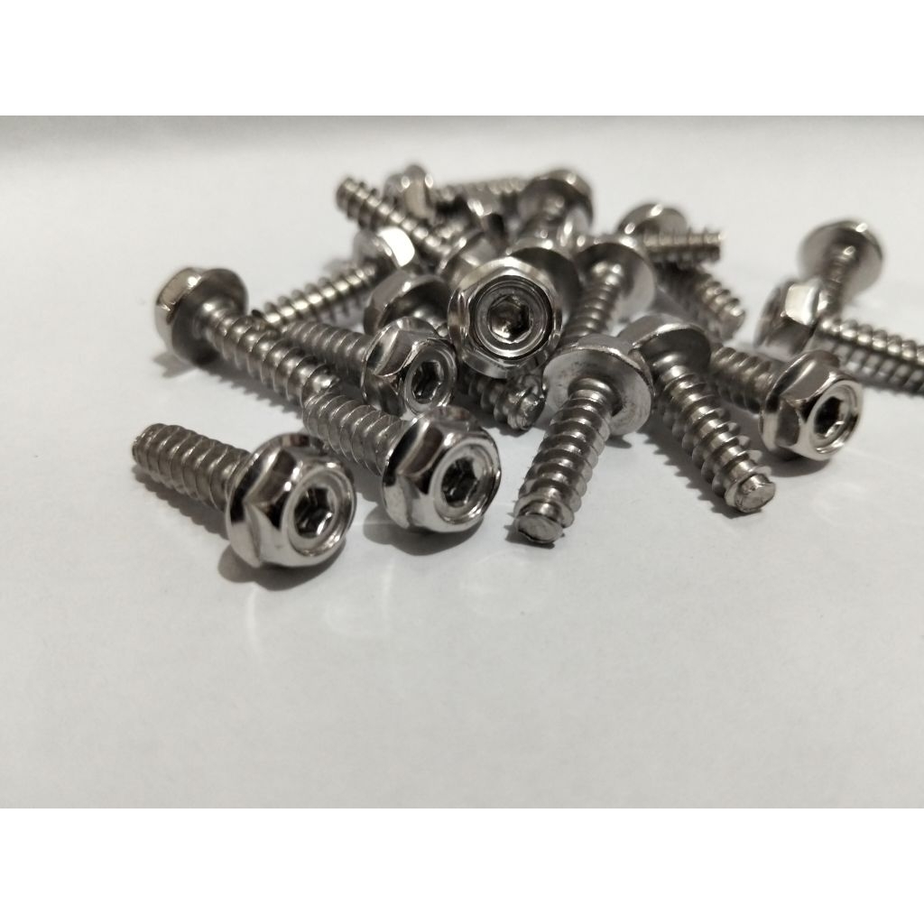 Baut skrup body cover yamaha 5x16 stainless 2 kunci