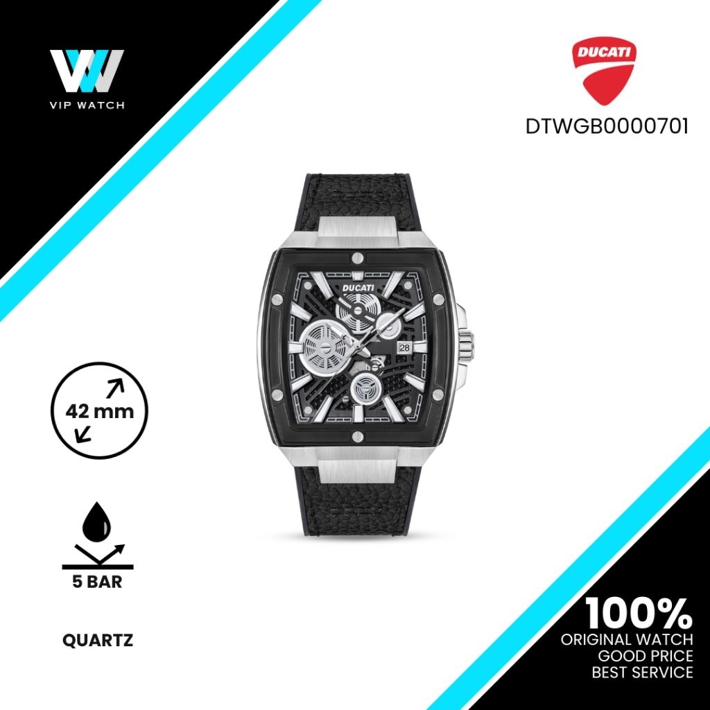 (Exclusive) Jam Tangan Ducati DT002 Original 100%