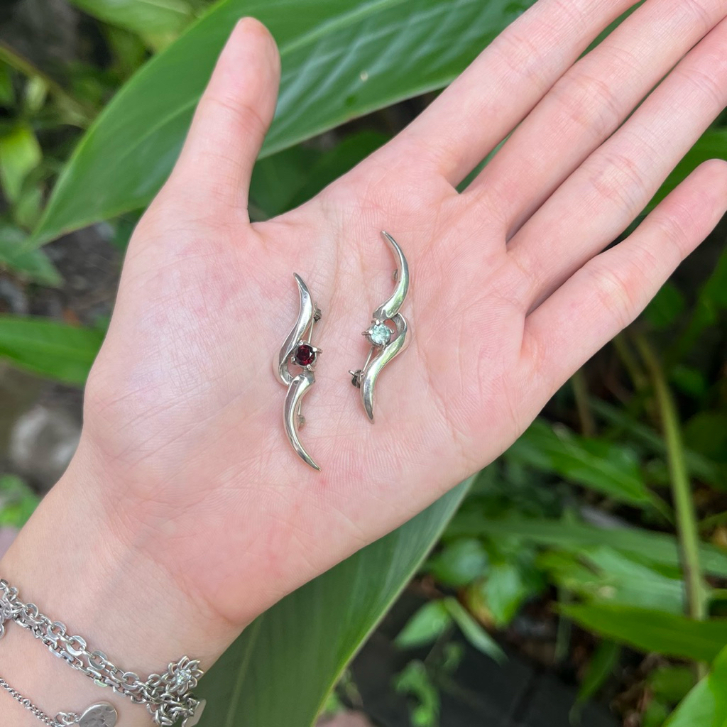 Bros Permata Garnet & Zirconia Perak 925