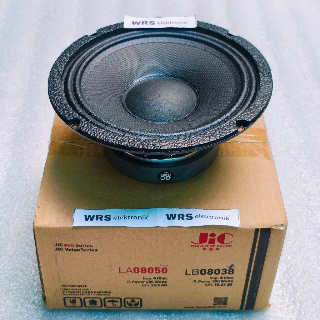 Speaker spiker 8" inch JIC LB 08038 impedance 8ohm 200watt