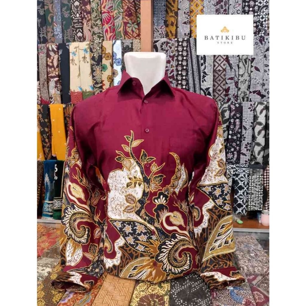 Kemeja Batik Pria Dewasa Alisan Slim Fit Premium [0382196]