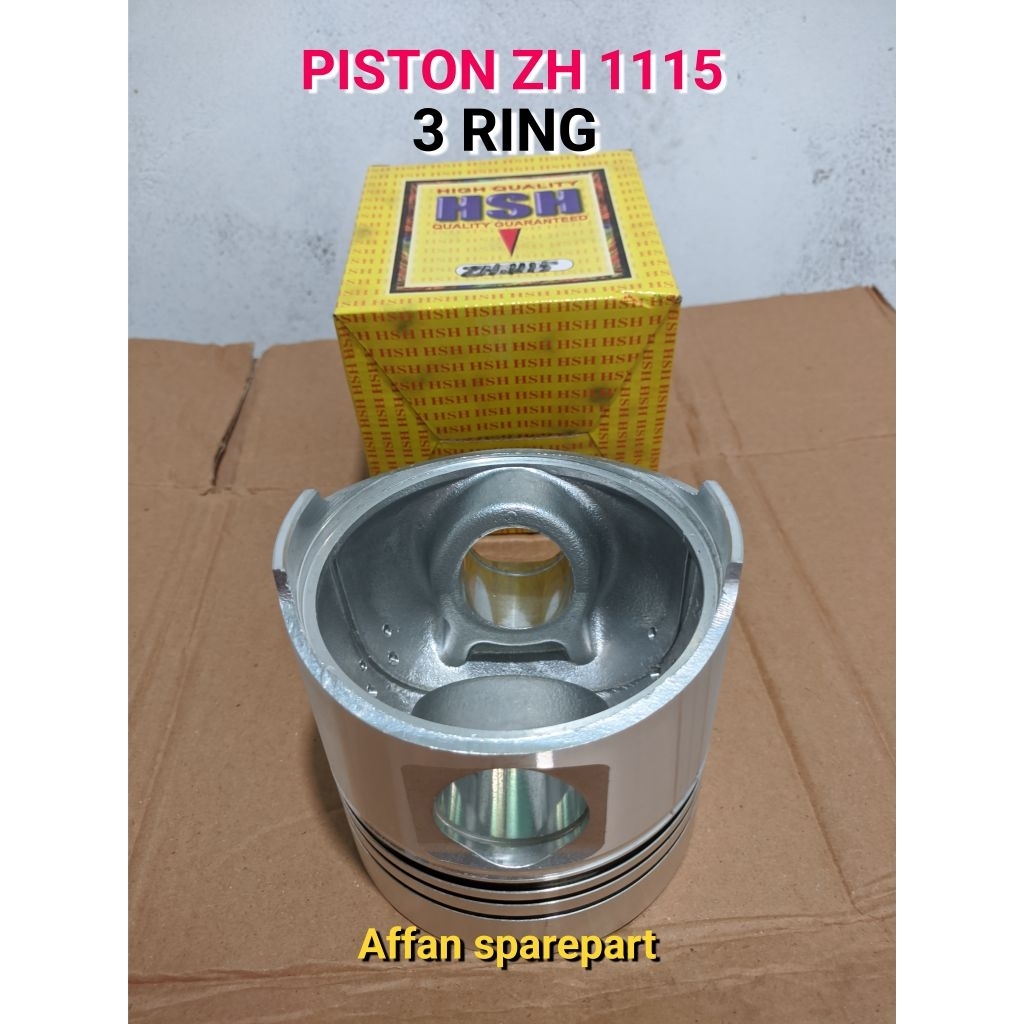 PISTON SEHER ZH 1115 ( 3 RING ) MESIN DIESEL JIANGDONG 24 PK