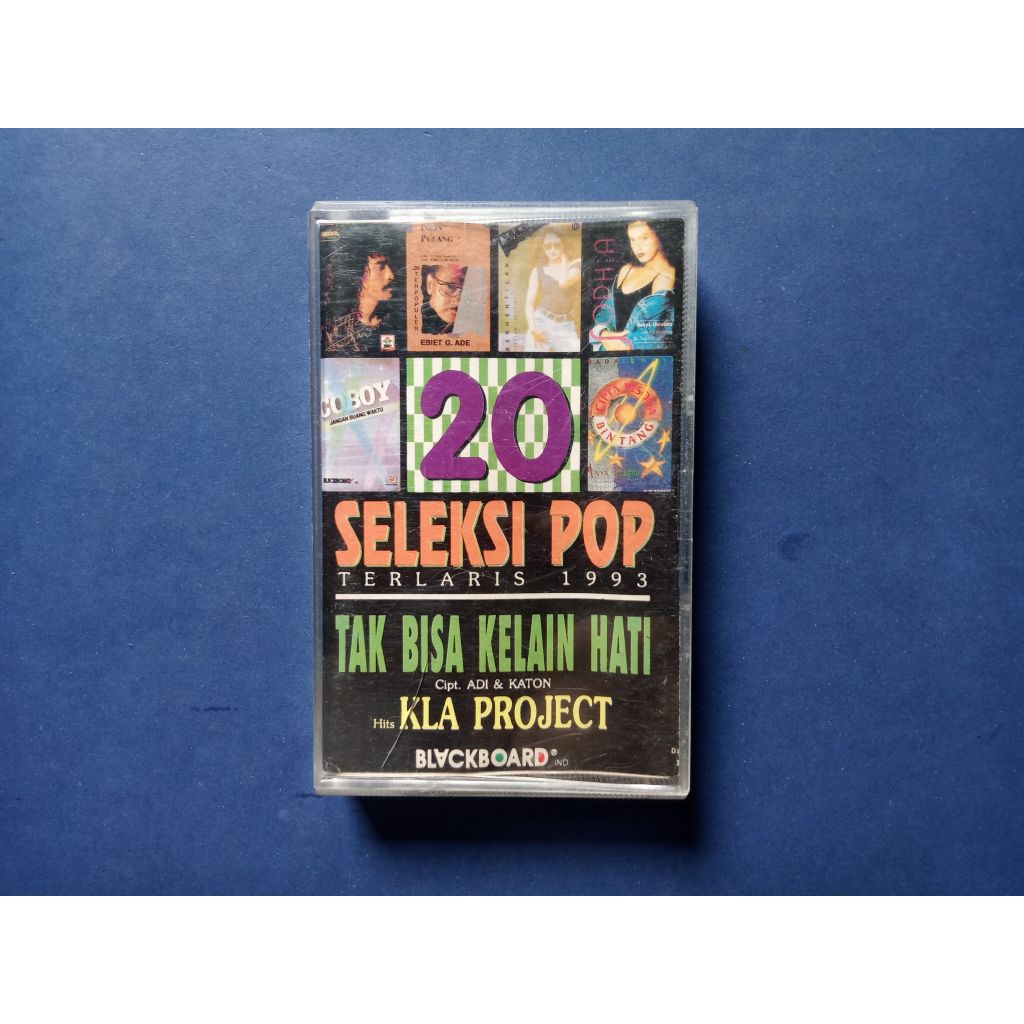 Kaset Pita 20 Seleksi Pop Terlaris 1993 Prod BLACKBOARD Ind