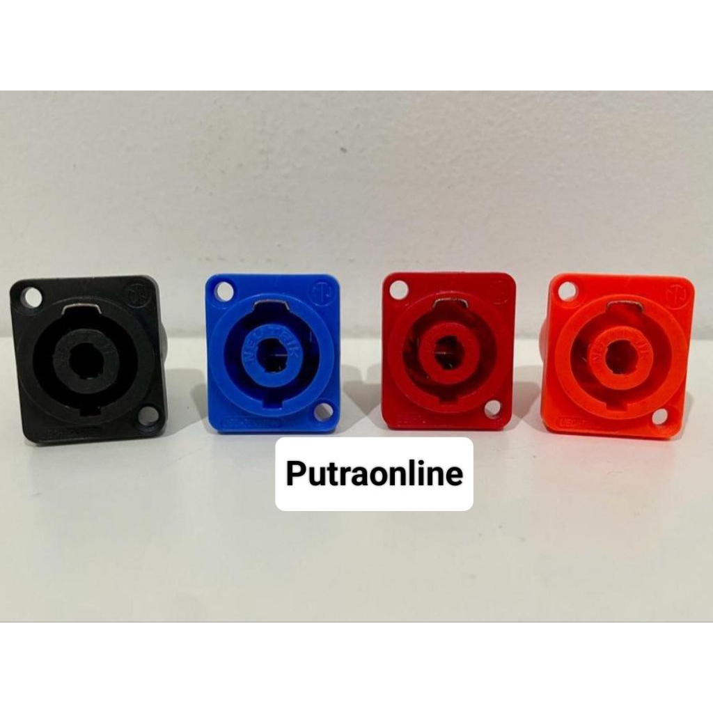 Soket Spikon 4 Pin Original Jual Per/ 10pcs - Soket Speakon Speaker Cewe 4 Pin