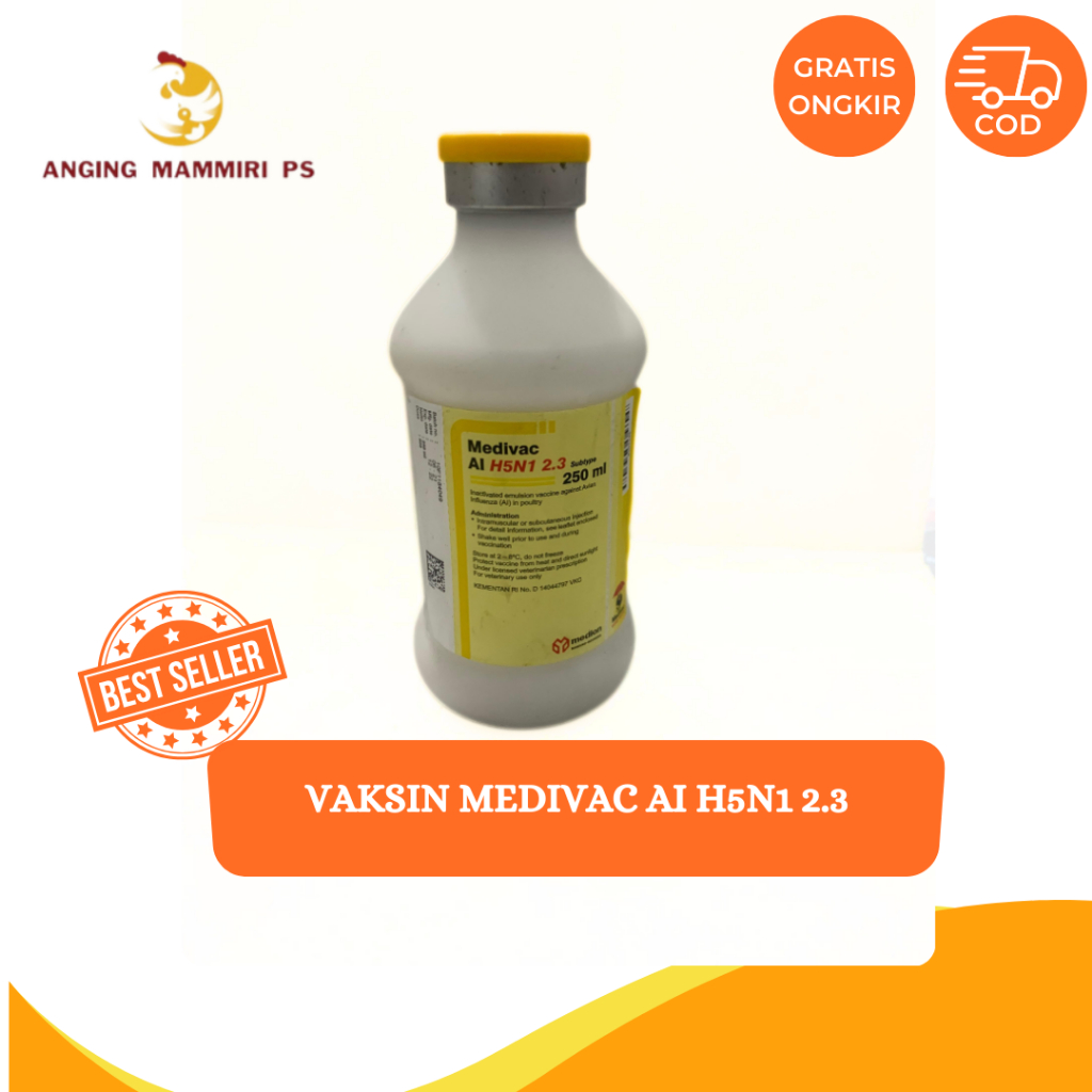 Vaksin medivac AI H5N1 2.3