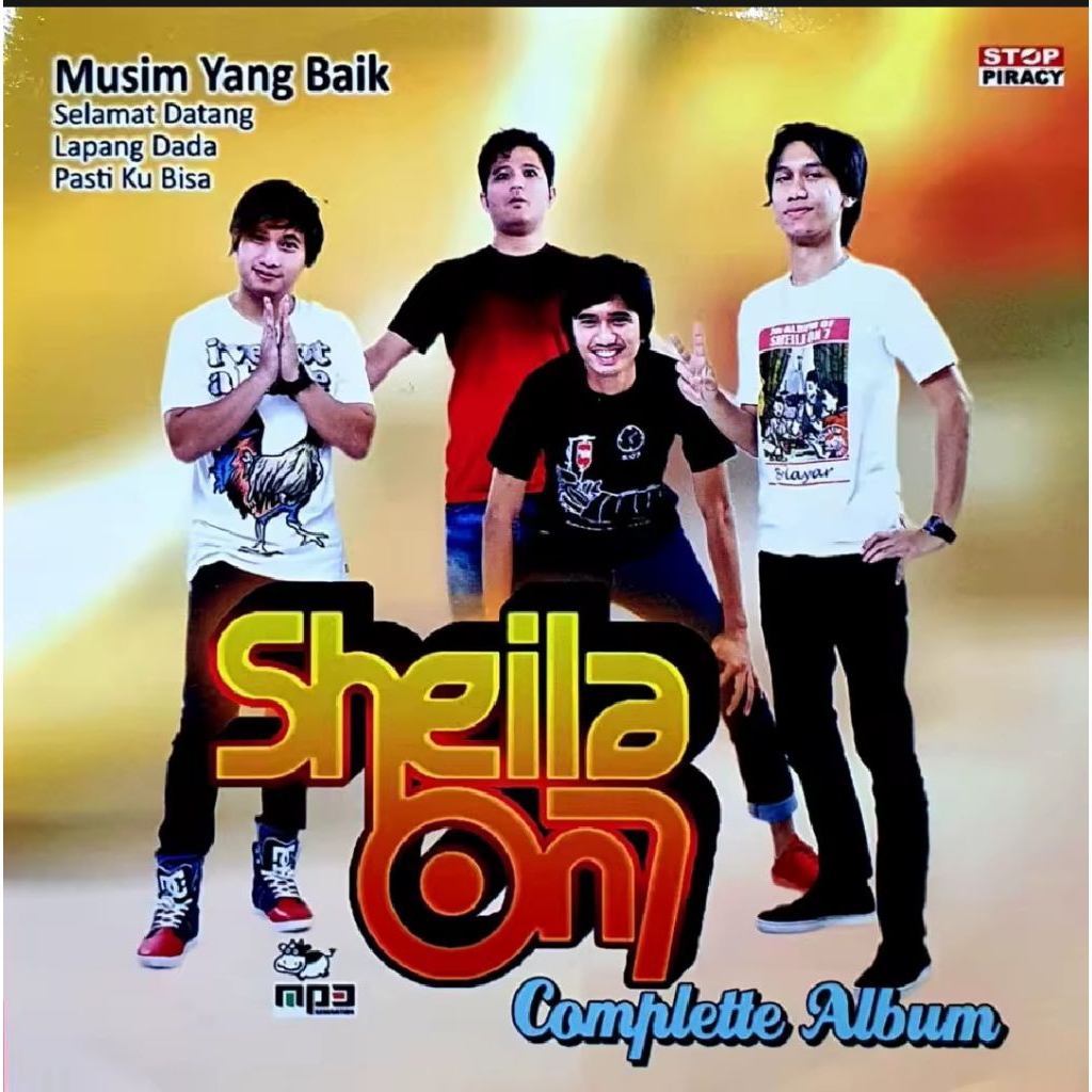 KASET CD MP3 MUSIK AUDIO 150 LAGU POP INDONESIA TERBARU TERLARIS BAND SHEILA ON 7 LENGKAP FULL ALBUM