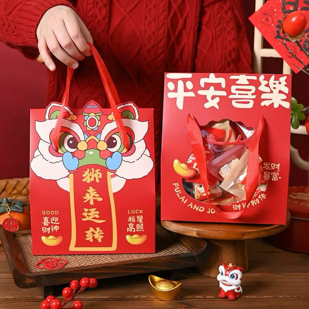 Box Hampers Imlek 2026 / Paperbag Imlek CNY / CNY TAHUN BARU IMLEK 2026 / Chinese New Year 2026 / Go