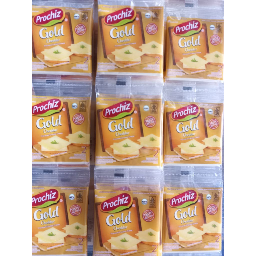 Prochiz keju slice lembaran renceng (isi 8)