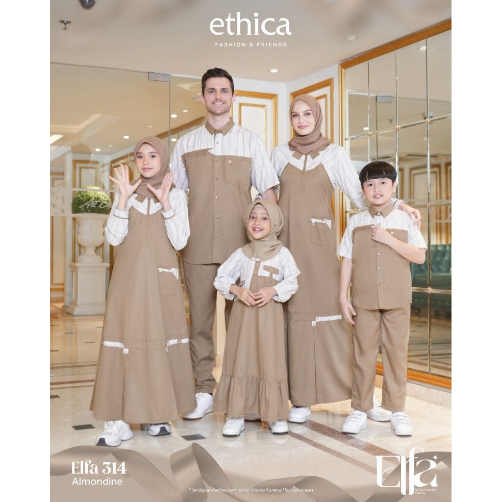 Elfa 314 almondine gamis ethica