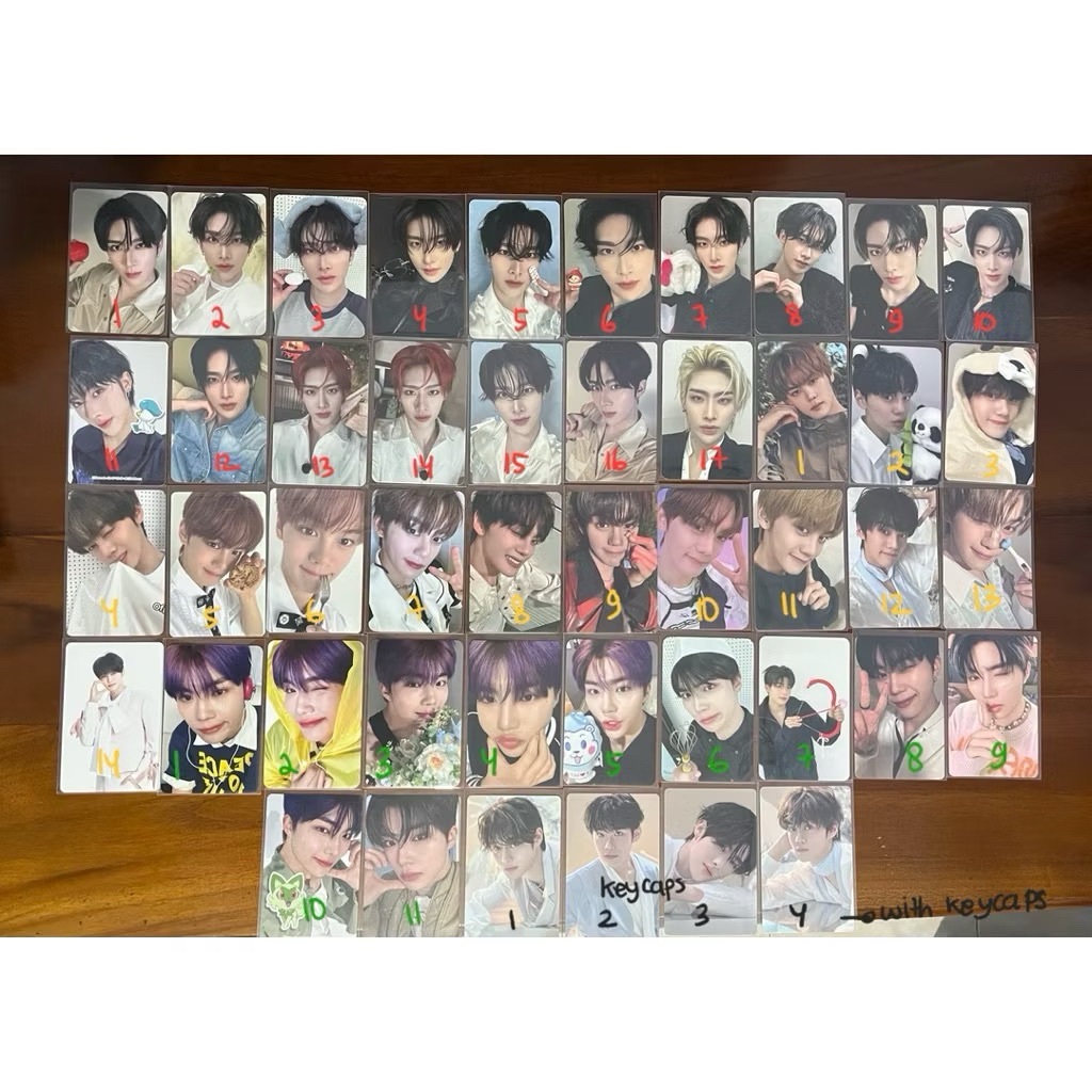 Zerobaseone Ricky, Kim Gyuvin, Park Gunwook Official Photocard