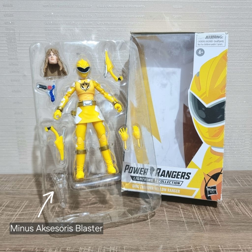 Power Rangers Lightning Collection Dino Thunder Yellow Super Sentai Abaranger Yellow Hasbro Aksesori