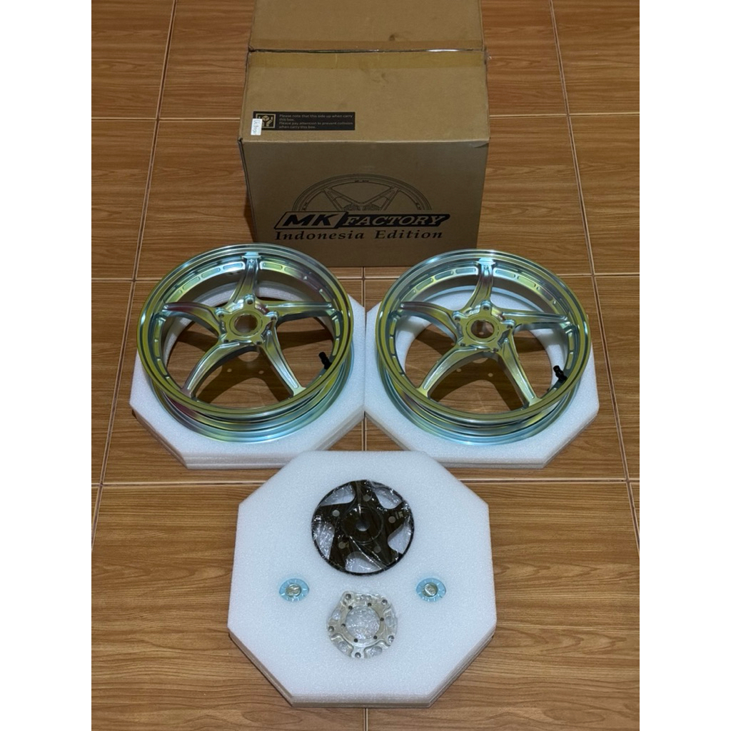 Velg MK Factory M13 Ice Blue Vespa Matic