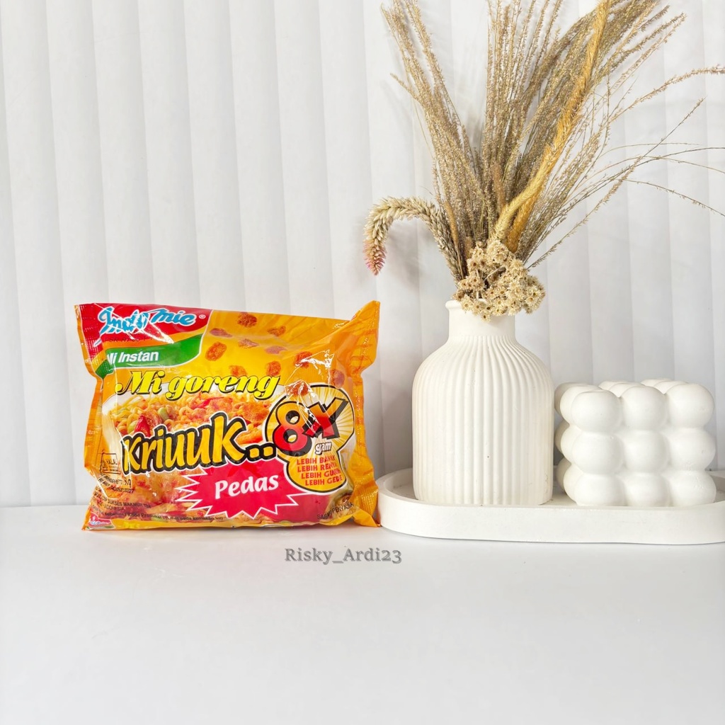INDOMIE MI GORENG KRIUK / MIE KRIUK 8x PEDAS MIE INSTAN / Mie Indomie Kriuk Murah / Termurah